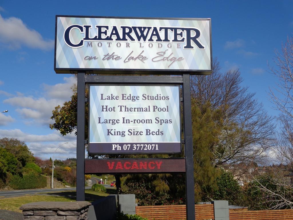 Clearwater Motor Lodge Tauposee Exterior foto